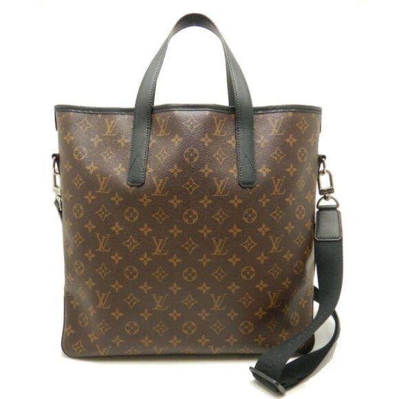 Louis Vuitton Monogram Macassar Davis Brown 2WAY Bag - Picture 1 of 8
